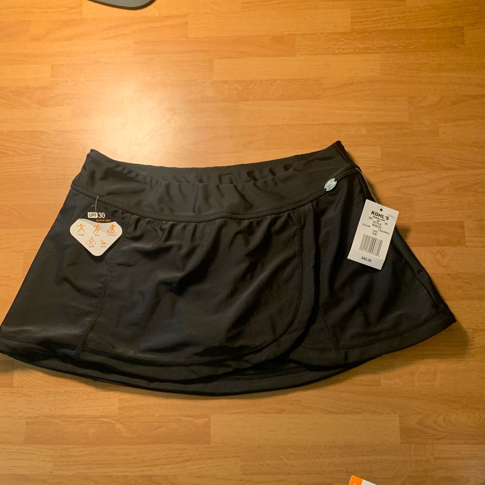 Zero Posur Overlap Skirtini Swimsuit Bottom size Small